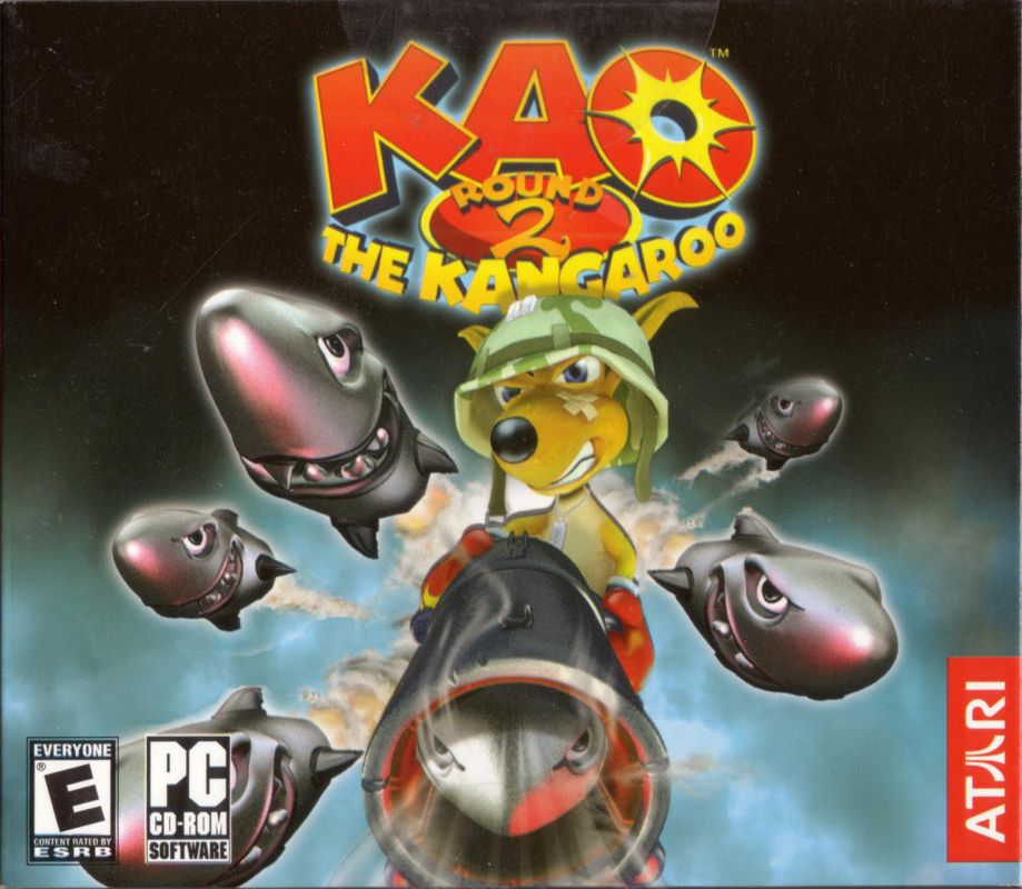 Kao the Kangaroo: Round 2 box art for Xbox